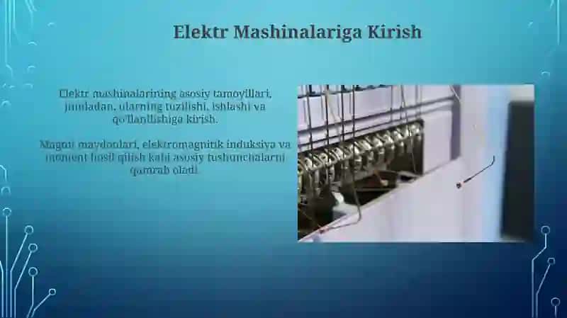 Elektr mashinalari va elektr yurutma asoslari 4