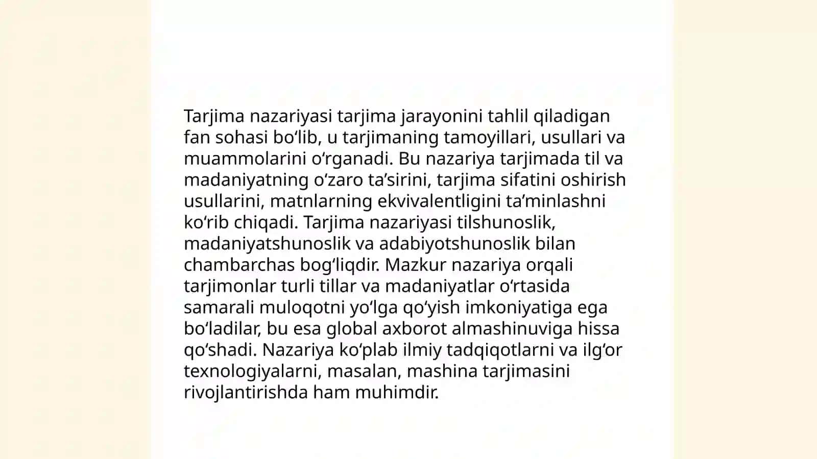 Tarjimashunoslik Fanining Predmeti va Maqsadi 4