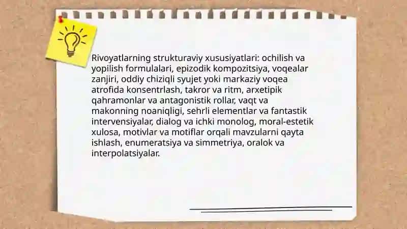 Rivoyat janrining tabiati va poetikasi 4