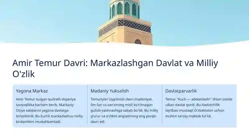 O'zbekistonda Mustaqillik G'oyalarining Tarixiy Asoslari 4