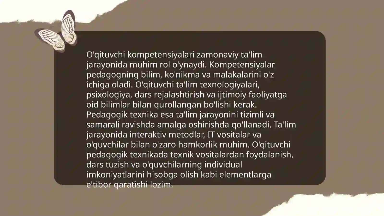 Pedagogik texnikaning shakillantirishning ilmiy amaliy asoslari 4
