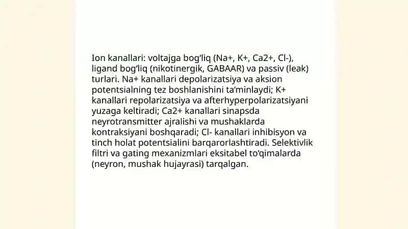 Qoʻzgʻaluvchan toʻqimalar fiziologiyasi 4