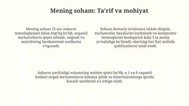 Davlat tili va men egallayotgan soha” mavzusida esse yozish 4