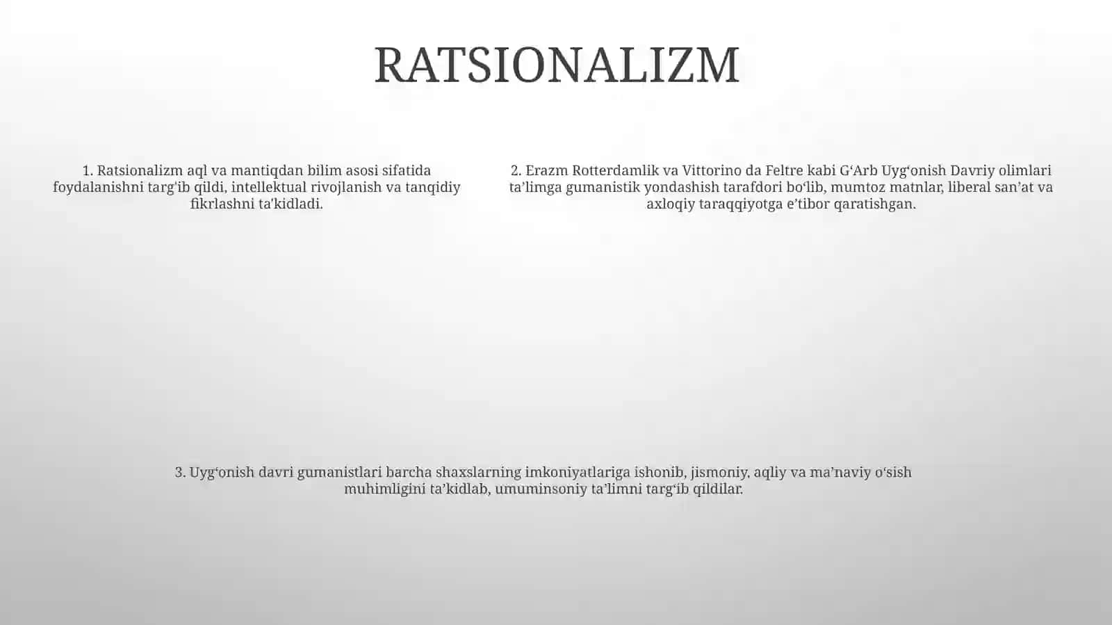 GʻArb UygʻOnish Davri Namoyondalarining Didaktik GʻOyalari 4