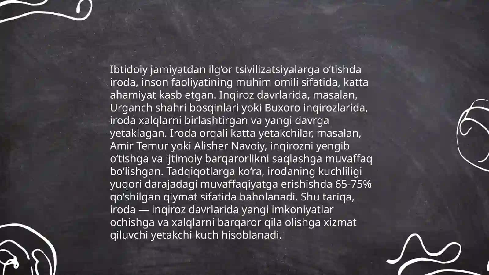 Murakkab sharoitda irodaning namoyon bo'lishi 4