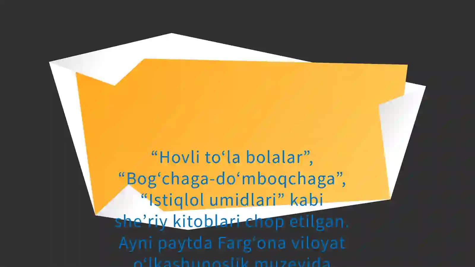 Zafar Isomiddinov, Abusaid Ko'chimov ijodida bola ruhiyati talqini 4