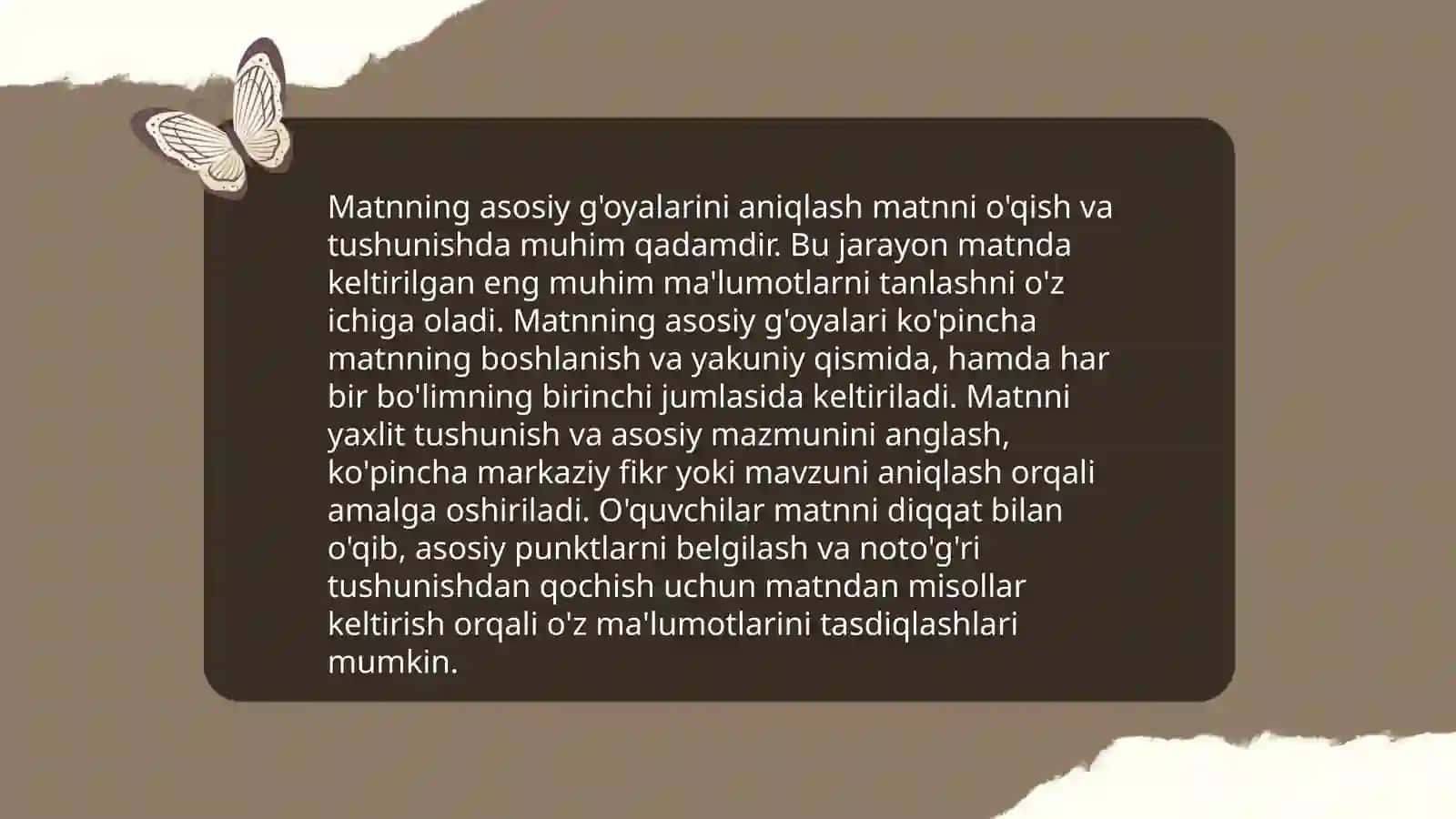 Pirls topshiriqlari asosida ona tili Va o’qish savodxonligi 4