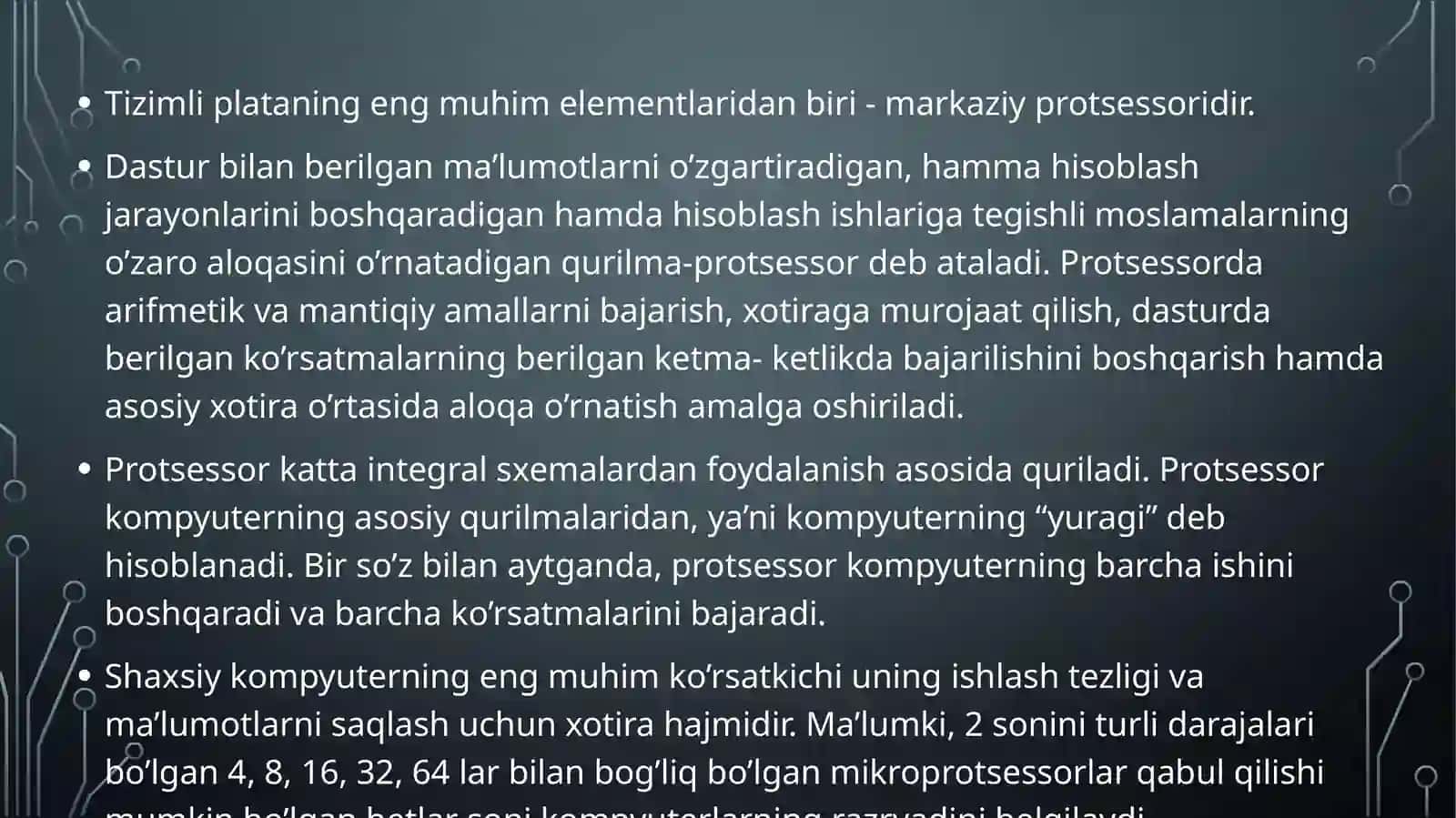 TIZIMLI BLOK HAQIDA TAQDIMOT 4