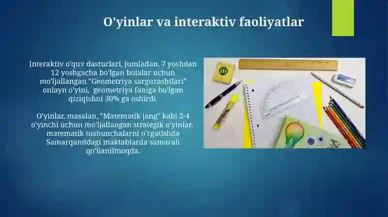 O‘quvchilarning matematika faniga qiziqishini oshiruvchi omillar 4