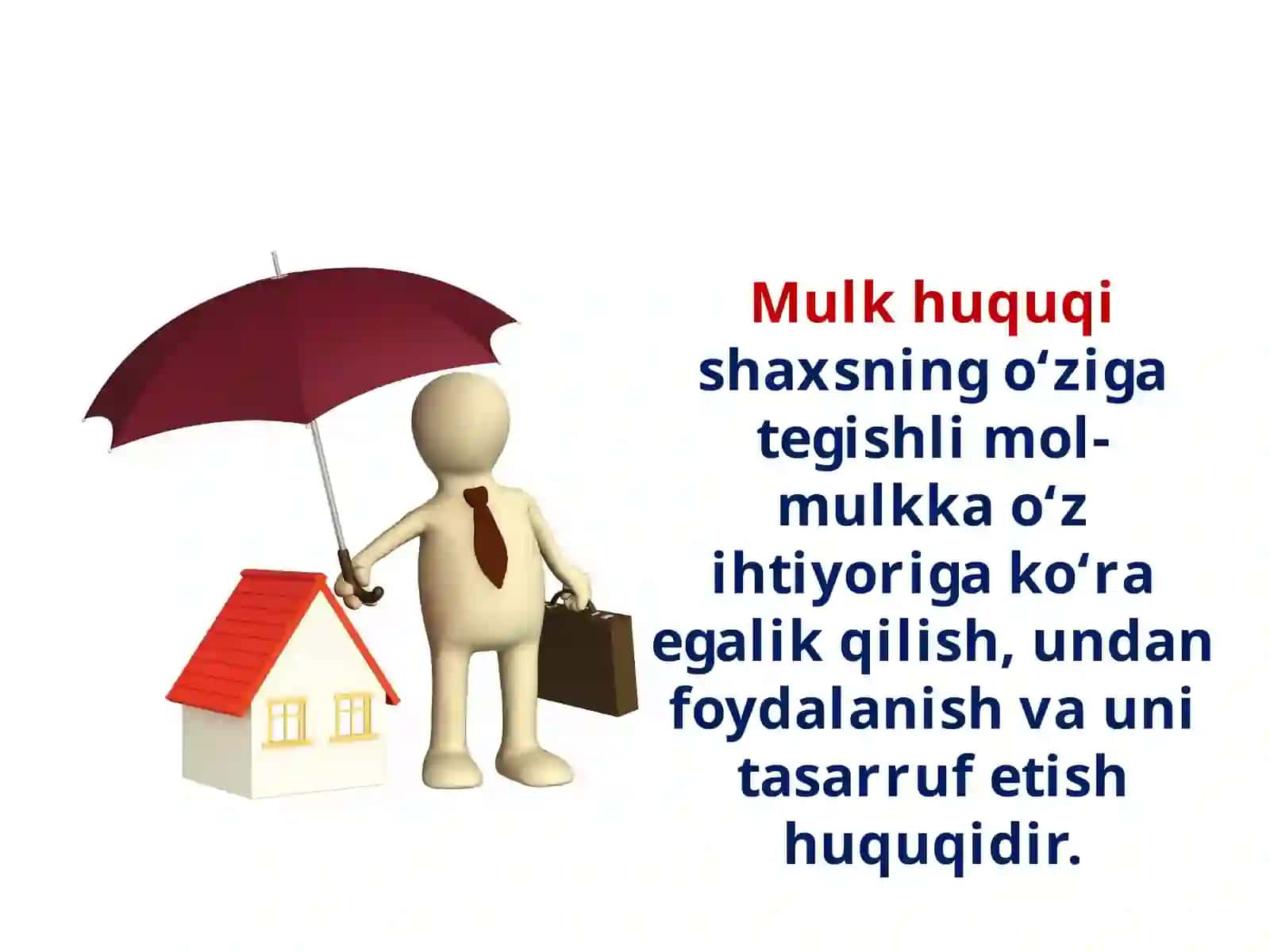 Mulk huquqi va boshqa ashyoviy huquqlar 4