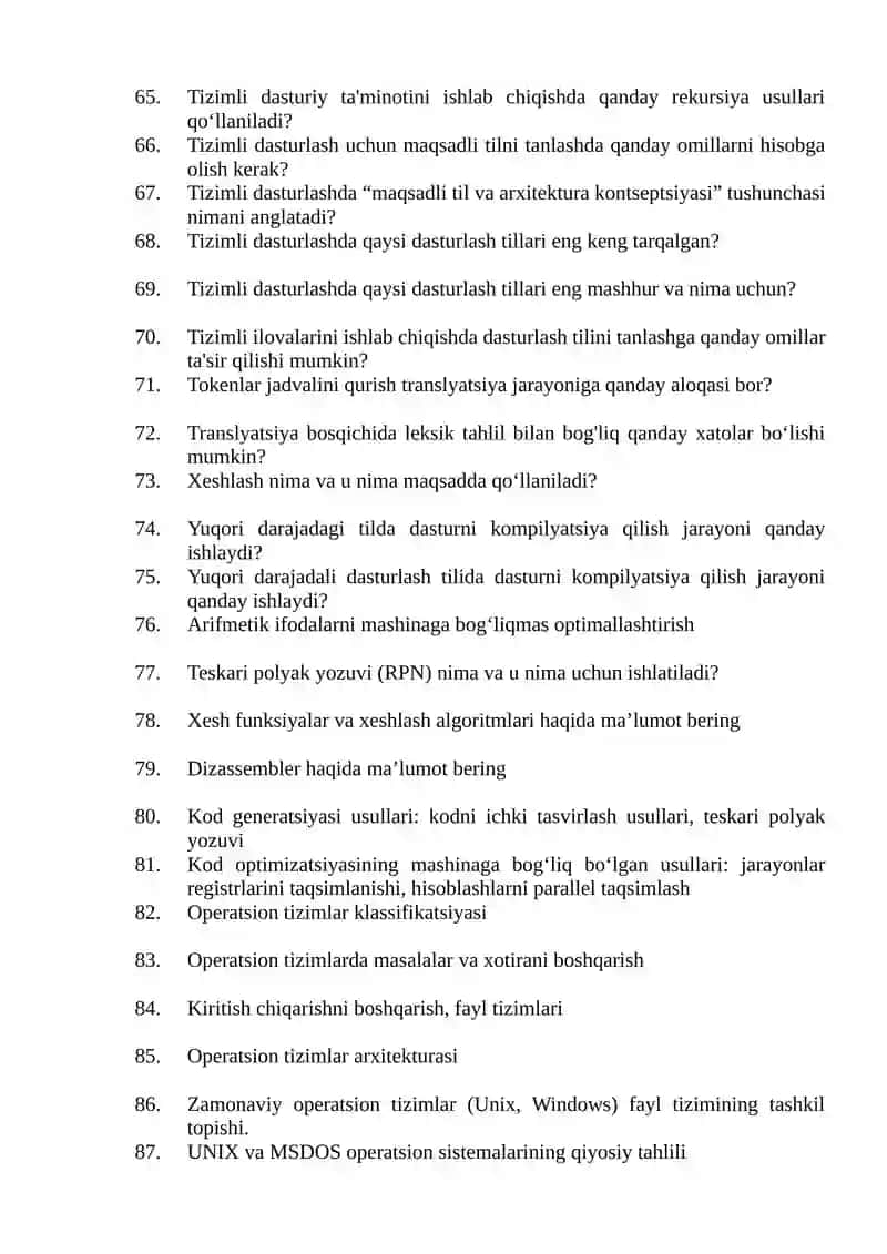 Assembler dasturlari 4
