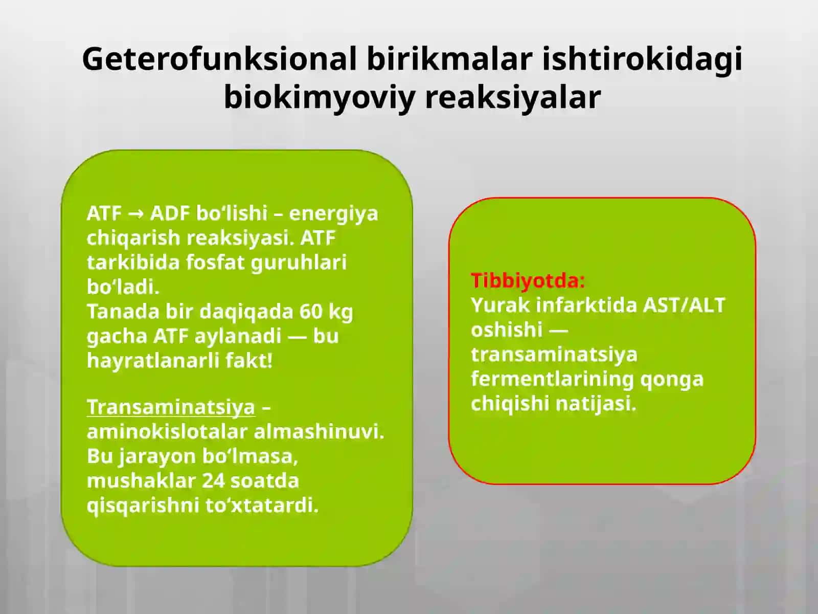 Geterofunksional birikmalar metabolitlar va dorivor vositalari sifatida 4