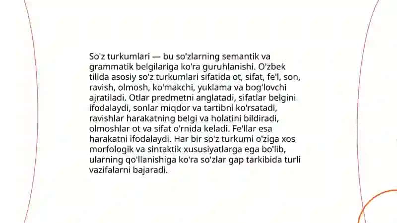 Morfologik tahlil 4