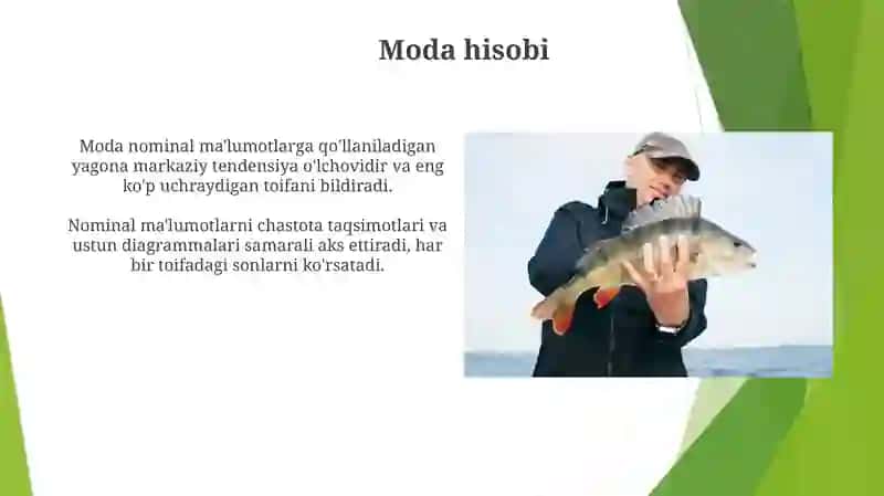 Nominal vatartiblovchi shkalalar uchun tavsiflovchi statistika 4