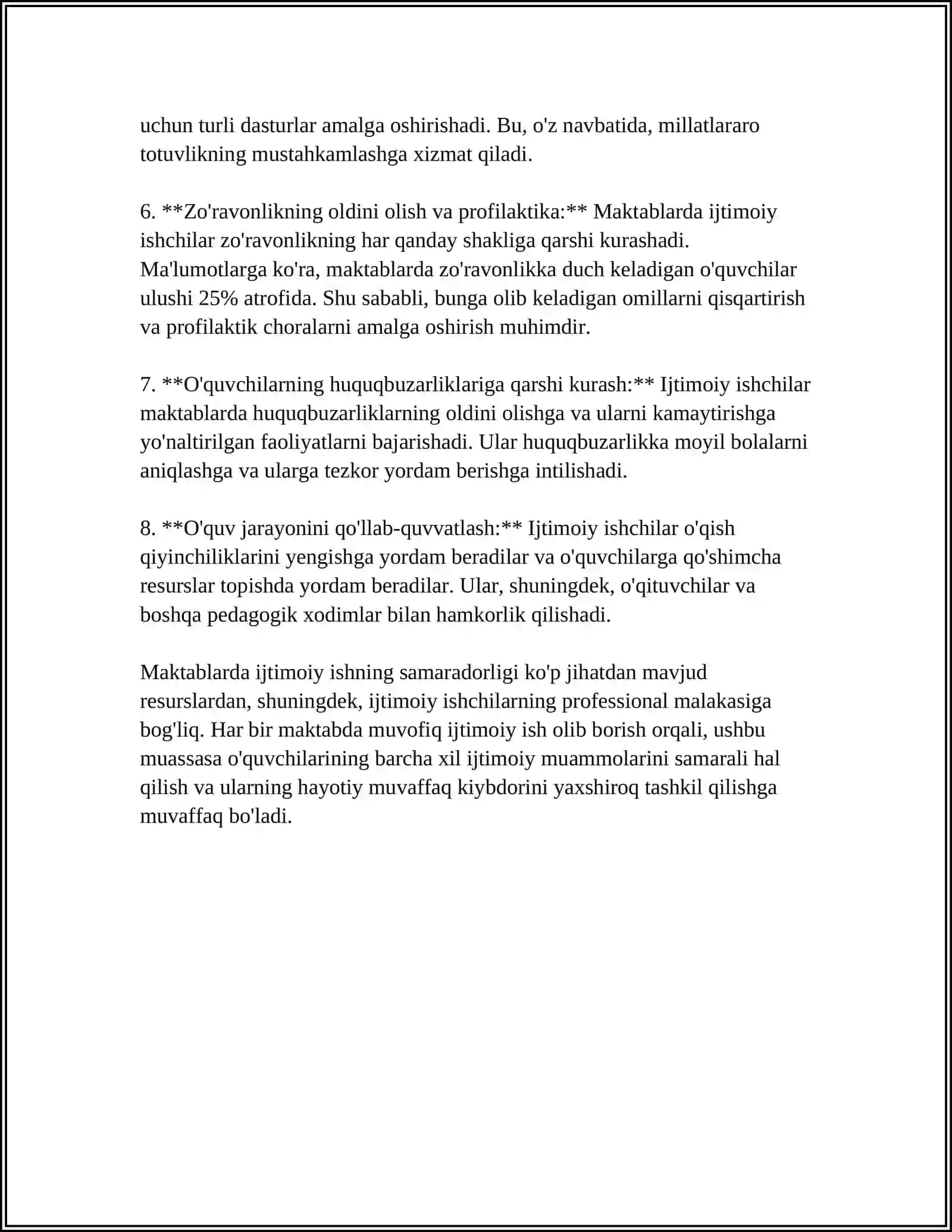 MAKTABLARDA IJTIMOIY ISH 4