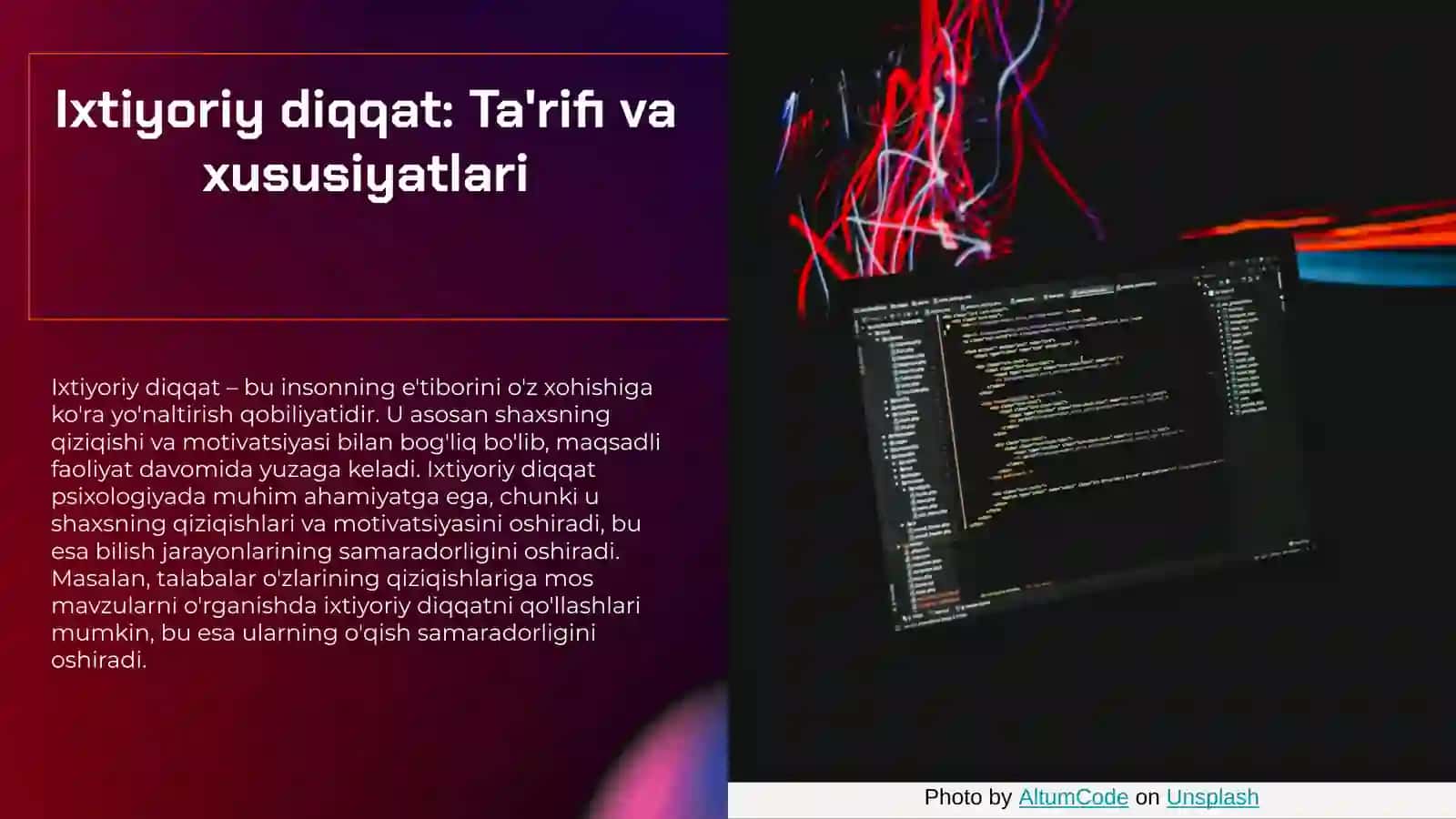 Umumiy psixologiyada diqqat haqida tushuncha va uning nerv-fiziologik asoslar 4