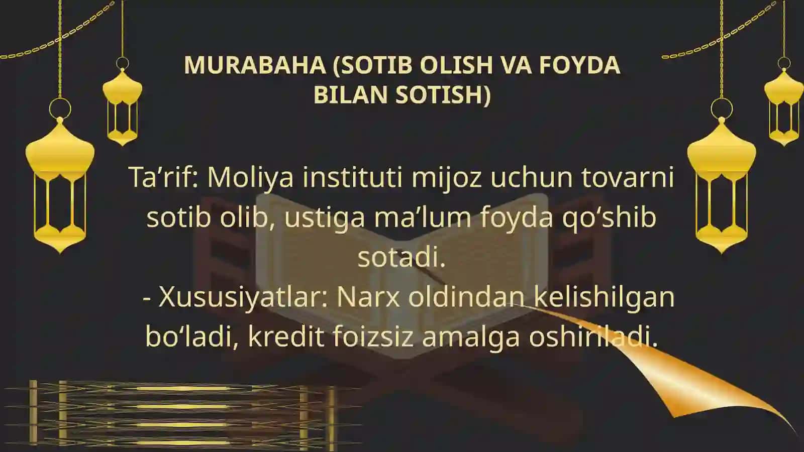 ISLOM MOLIYA INSTITUTLARIDA MOLIYALASHTIRISH TURLARI 4