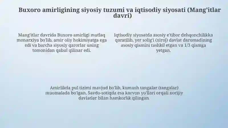 BuxoroamirligidaMangʻitlarhukmronligi 4