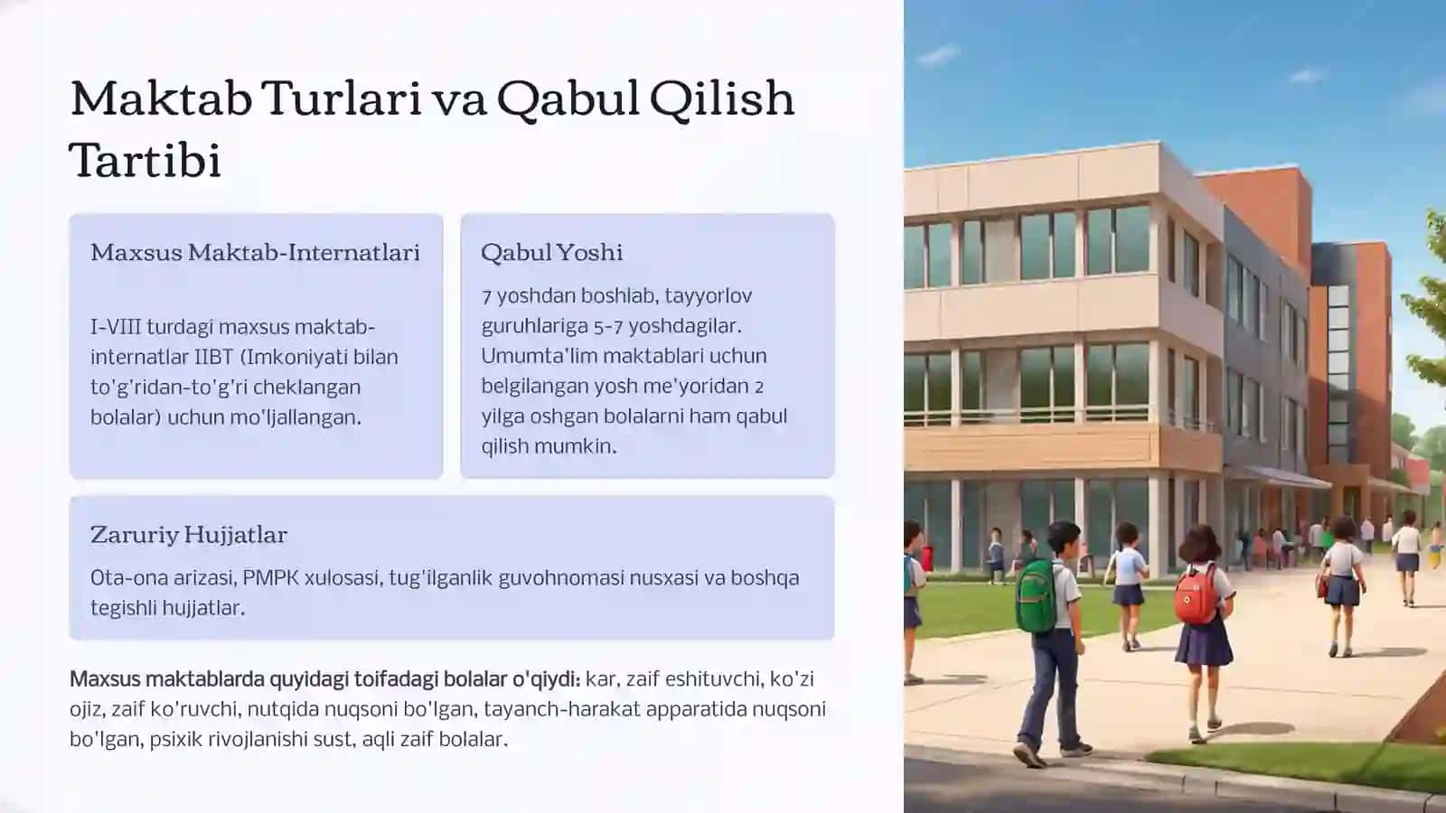 Imkoniyati Cheklangan Bolalarni Umumta'lim Maktablarida O'qitish: Kontseptual Talablar 4