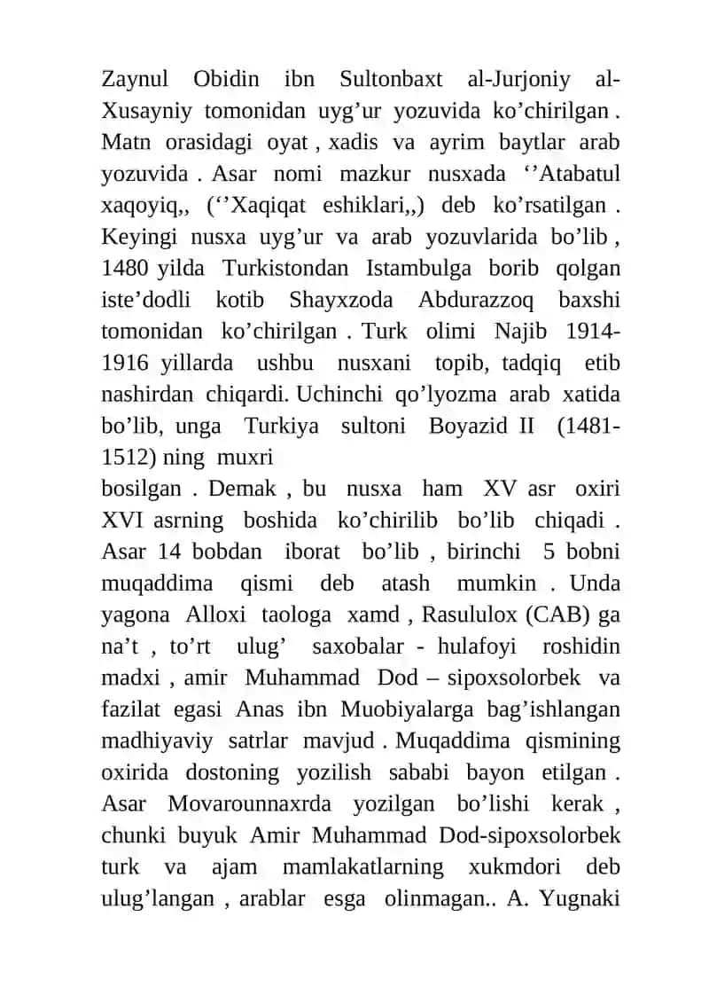 Ahmad Yugnakiy hayoti va pedagogik qarashlari 4