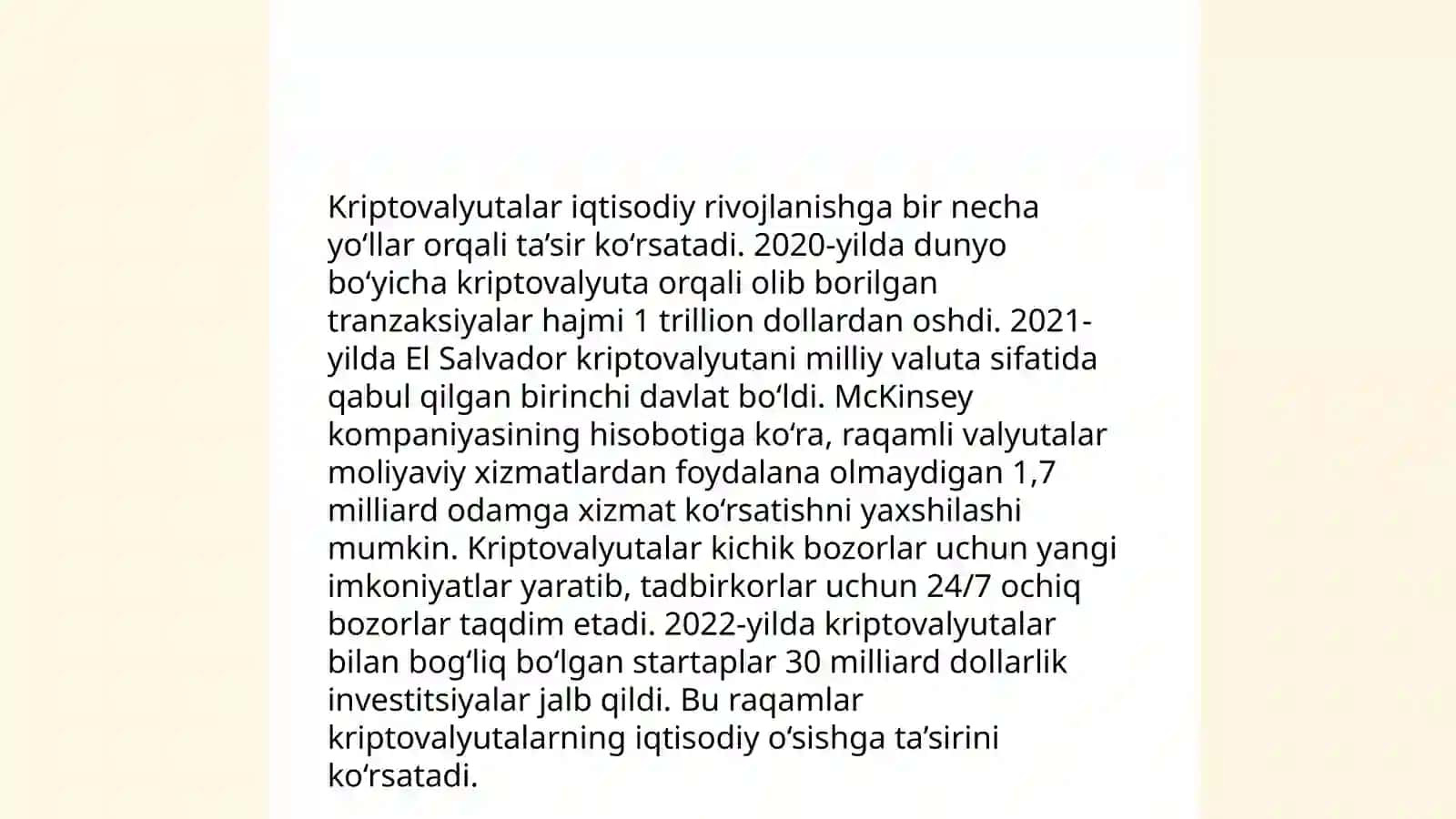 Kriptovalyutalar: ularning iqtisodiyotga ijobiy va salbiy ta’siri 4