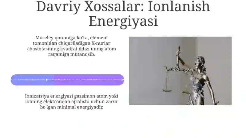Davriy qonun va davriy sistema. Elementlarning davriy va nodavriy hossalari 4