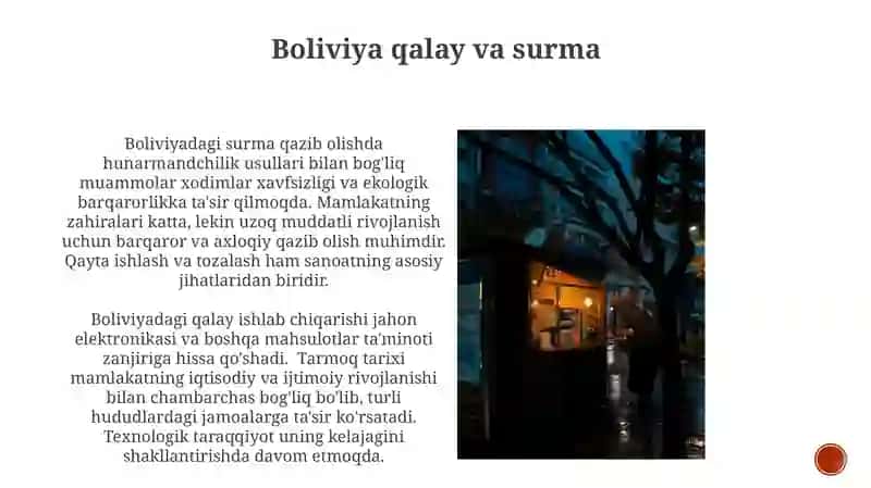Janubiy Amerika materigi foydali qazilmalari 4