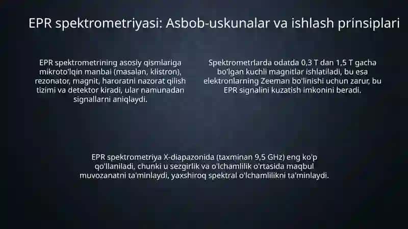 EPR spektroskopiyaning kimyoda qollanishi 4