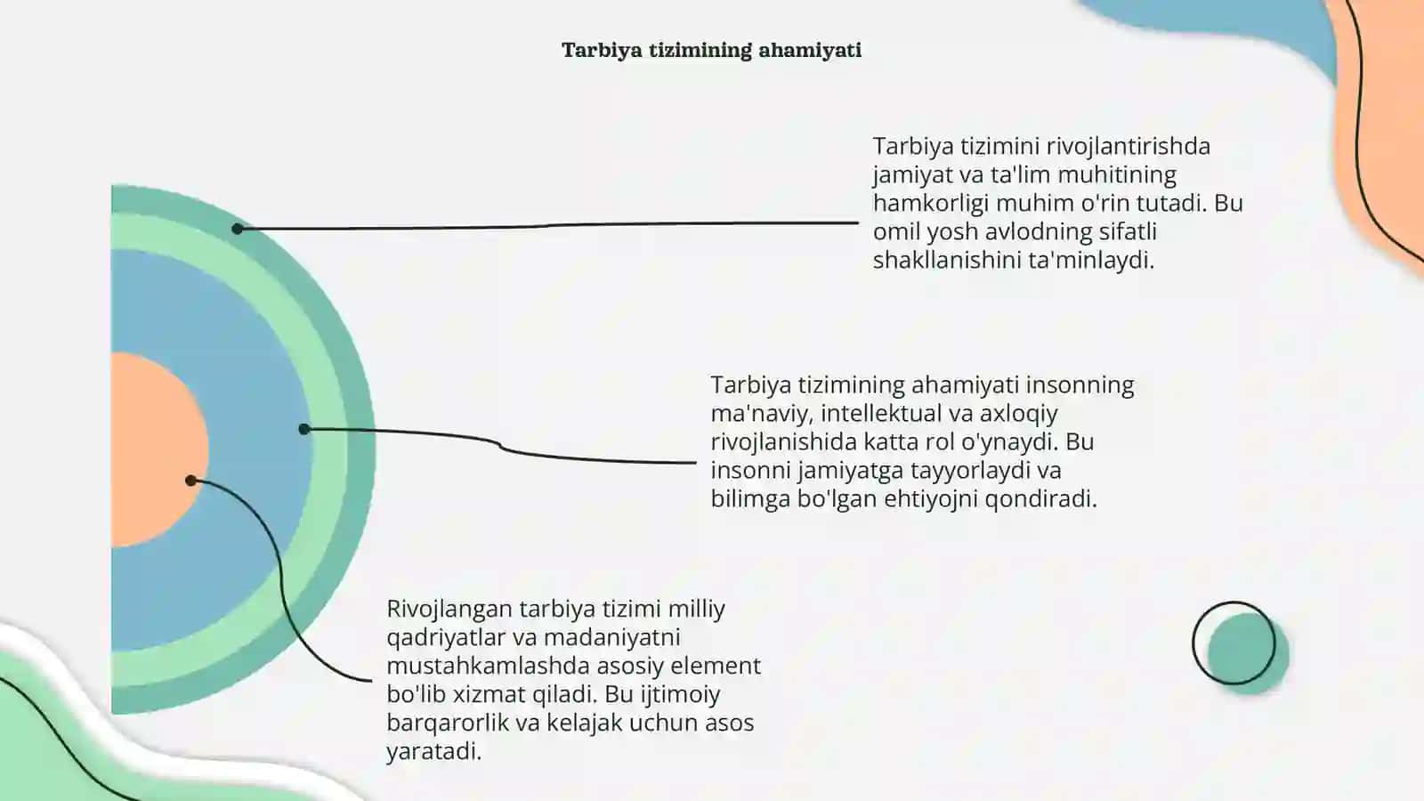 Tarbiya tizimini rivojlantirish omillari 4