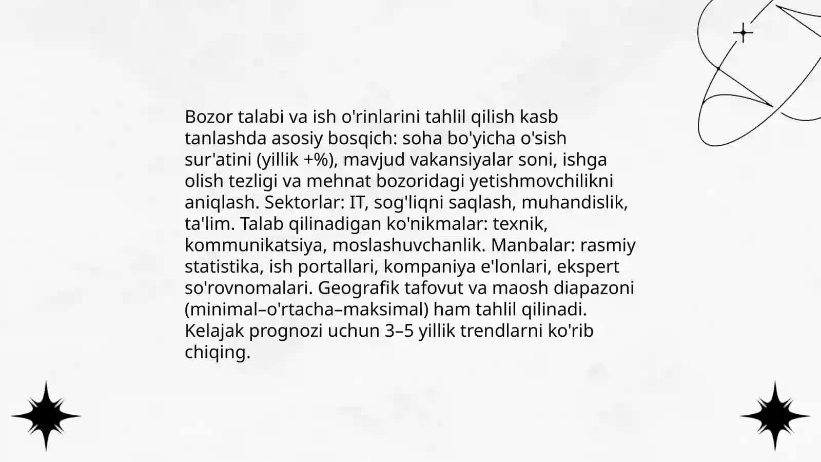 Kasb Tanlashda Adashmaslik 4