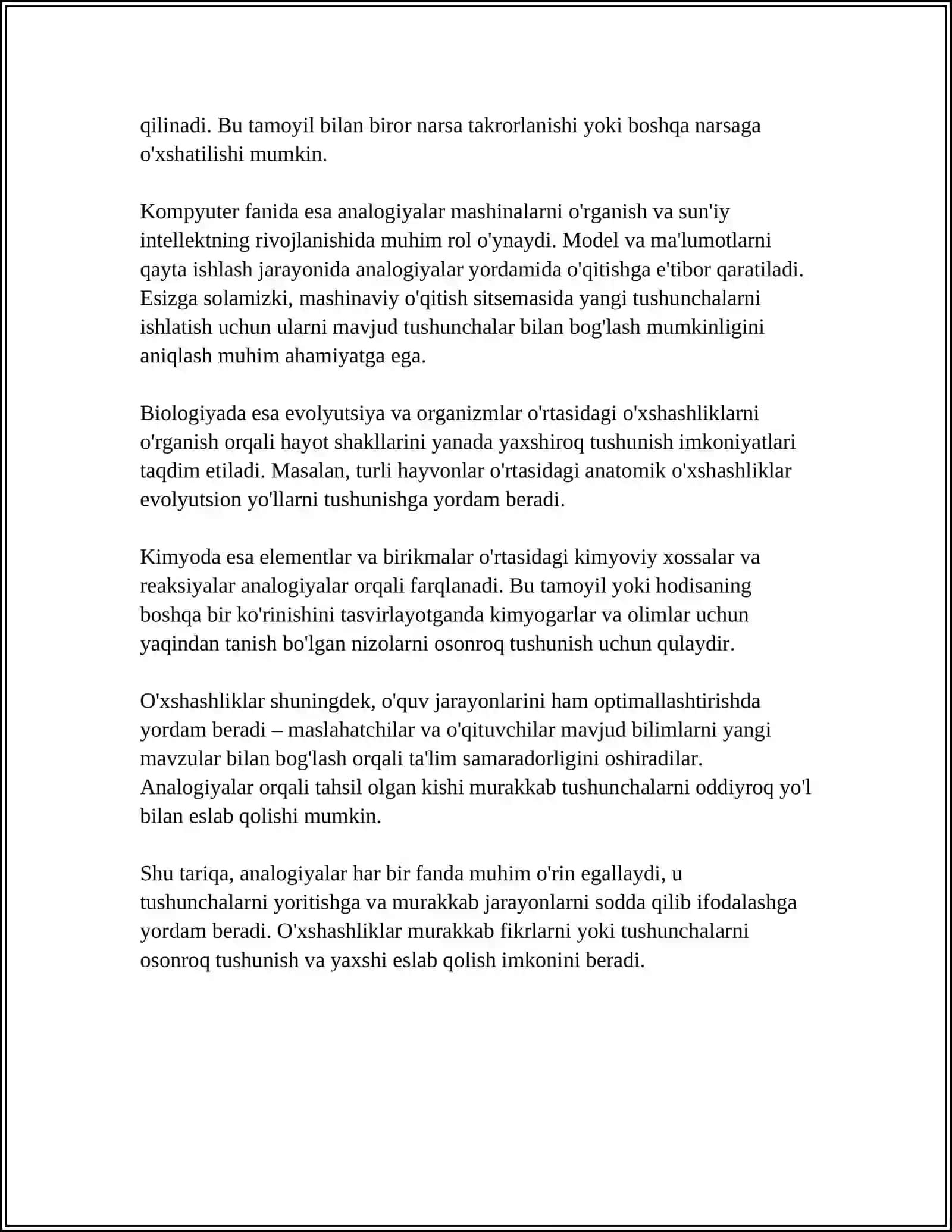 ANALOGIYALAR IJODIY METOD SIFATIDA BEVOSITA VA SHAXSIY ANALOGIYALAR 4