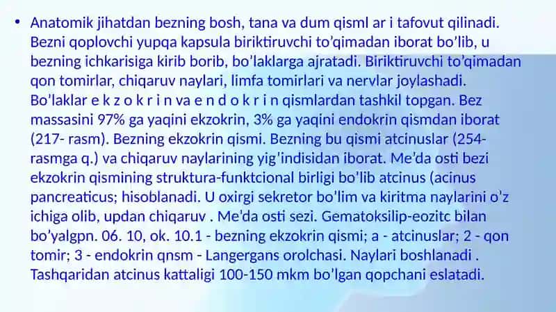 GISTOLOGIYA, SITOLOGIYA, EMBRIOLOGIYA 4