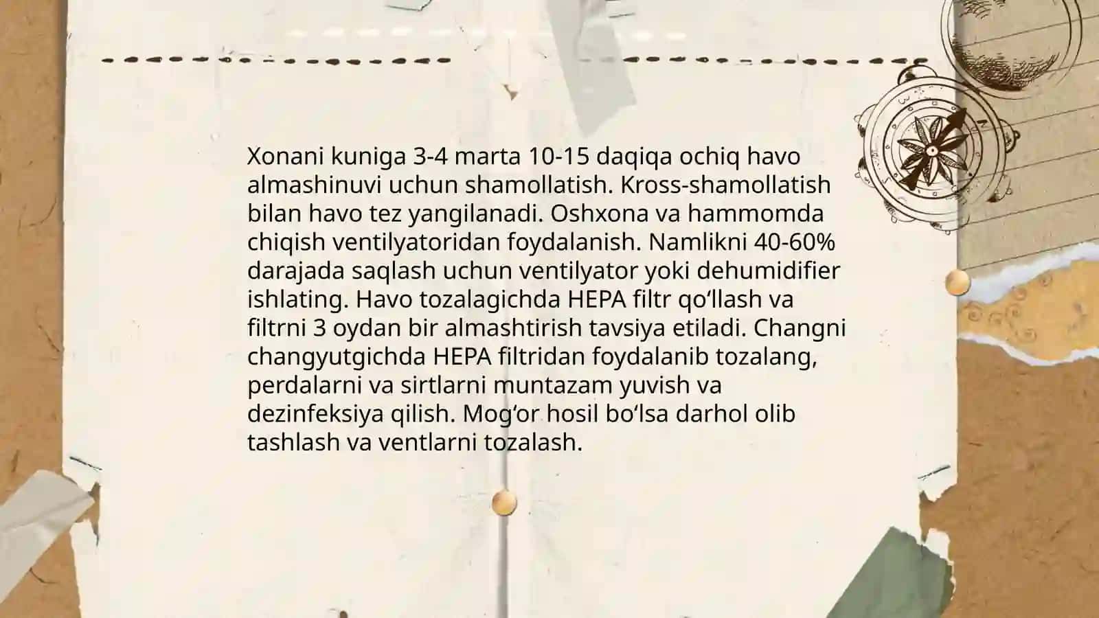 Turar joy gigiyenasi 4