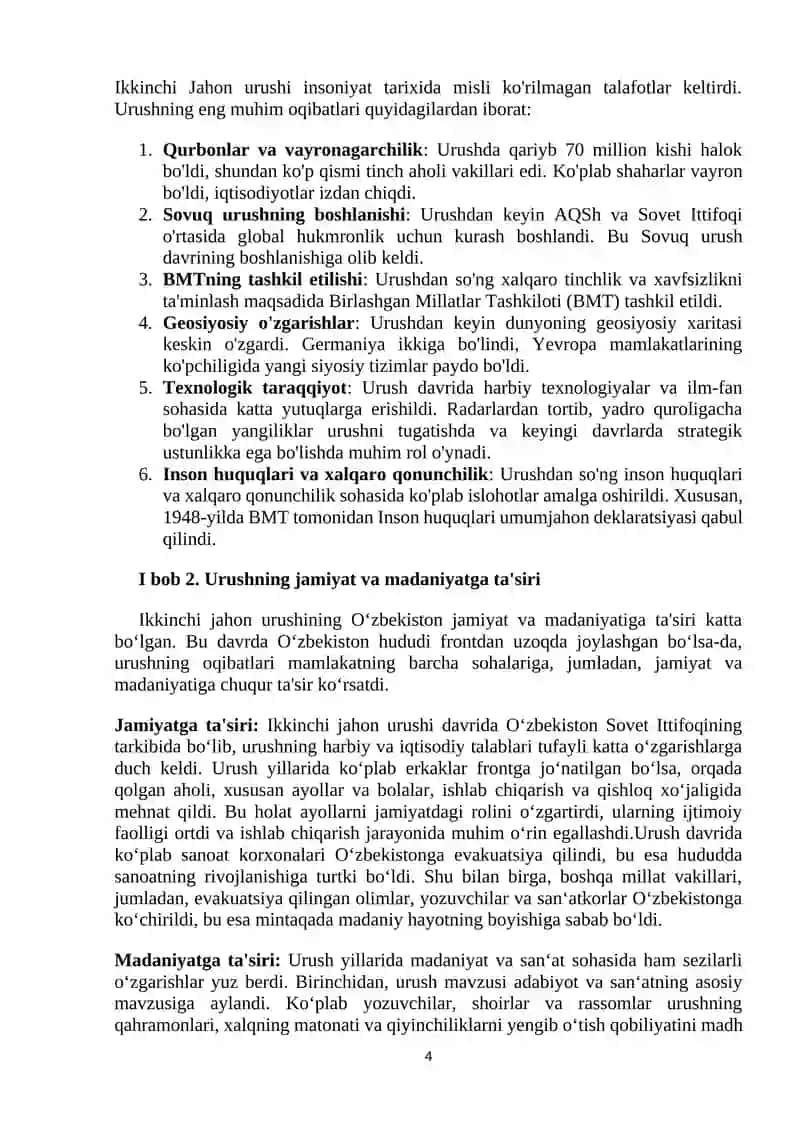 Ikkinchi jahon urishi va o'zbek adabiyoti 4