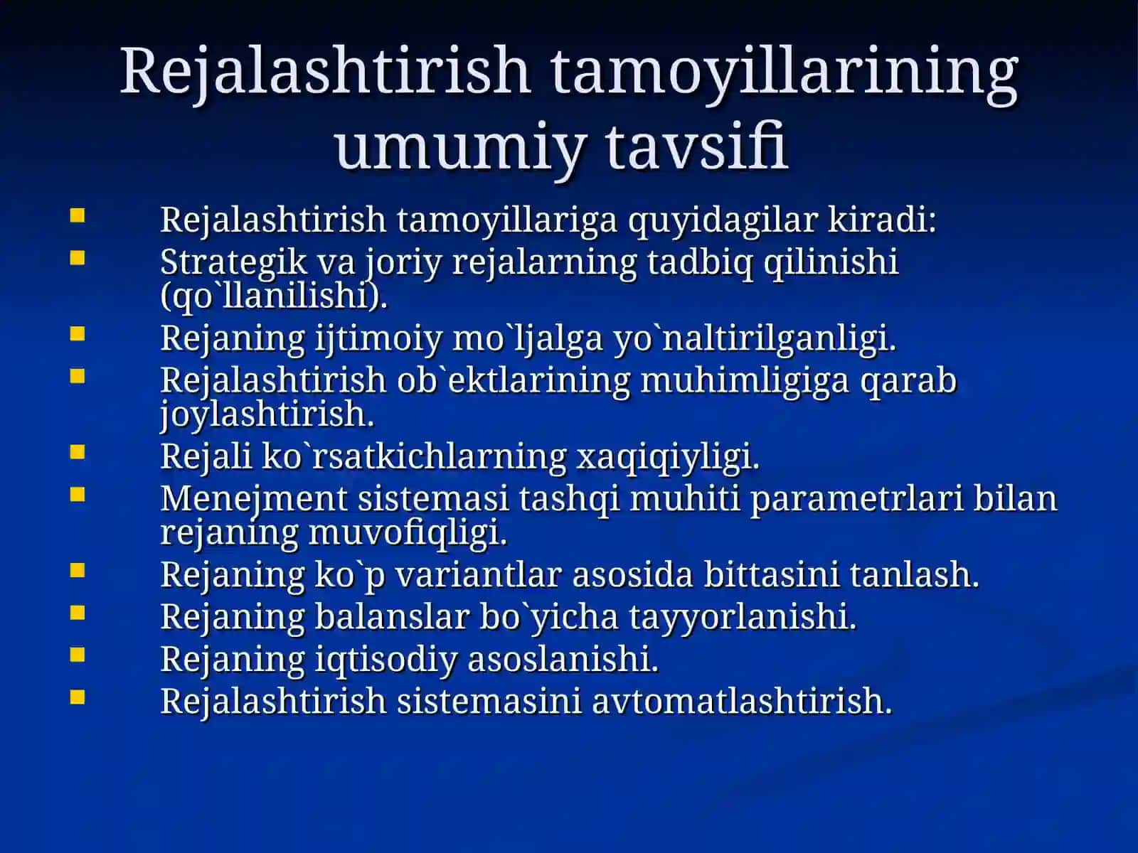 Iqtisodiy rivojlanishning yuqori suratlarda ta'minlash sharoitida korxonada biznes rejalashtirish va takomillashtirish 4
