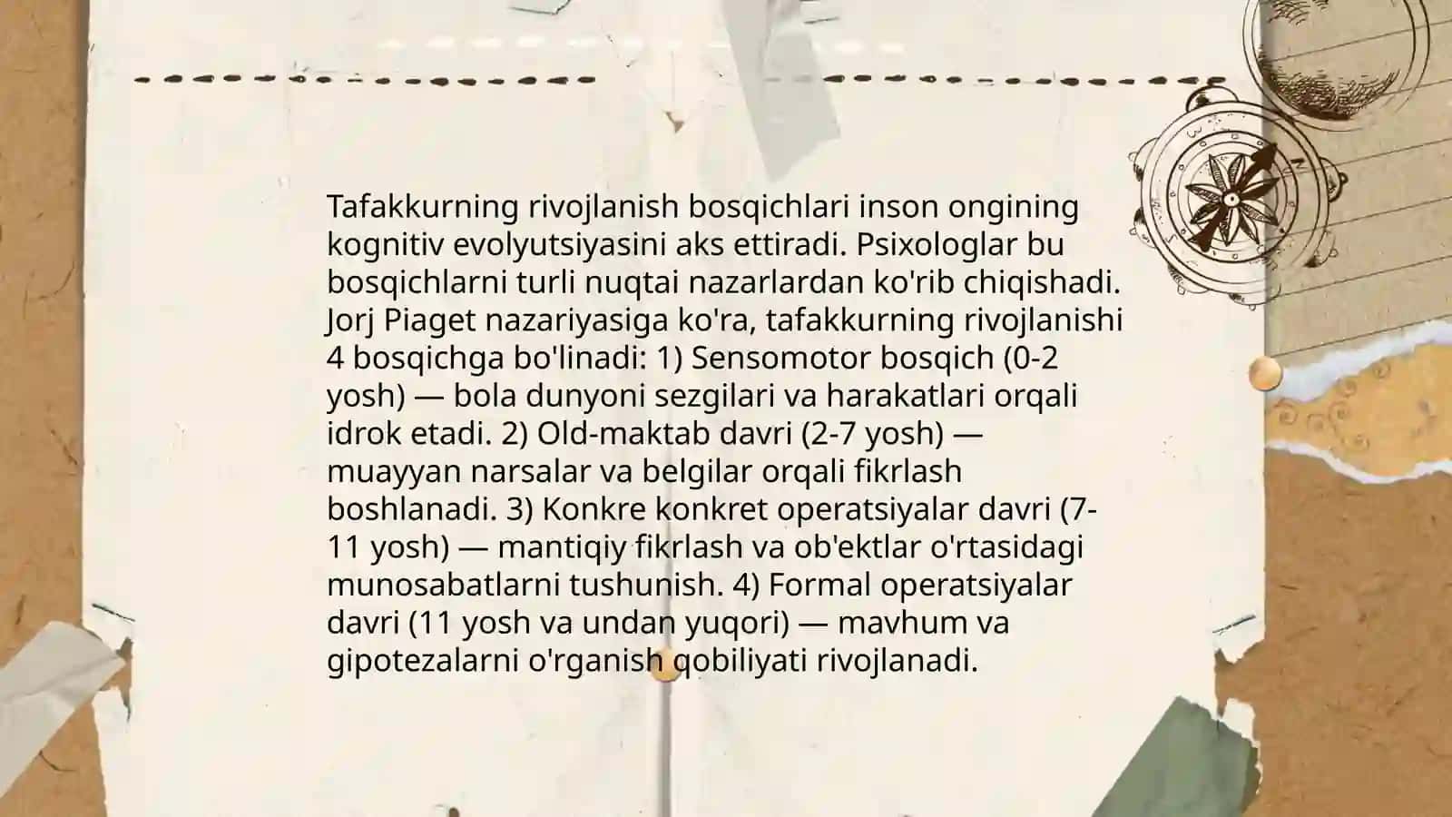Tafakkur jarayonlarining ilmiy asoslari 4