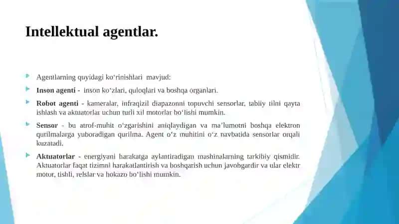 Intellektual agentlar 4