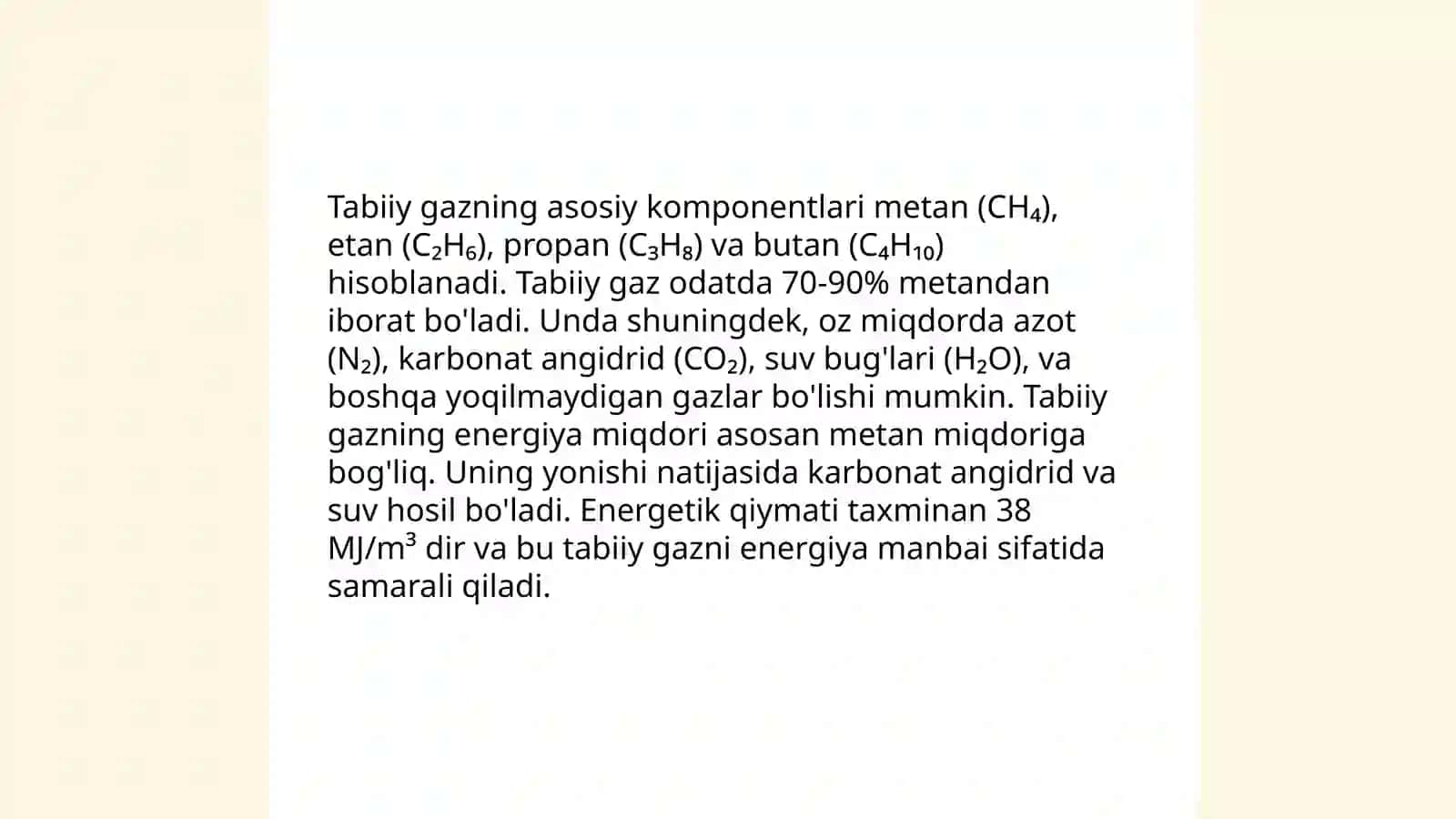 Neft va tabiiy gazni guruh tarkibini oʻziga xos xususiyatlari 4