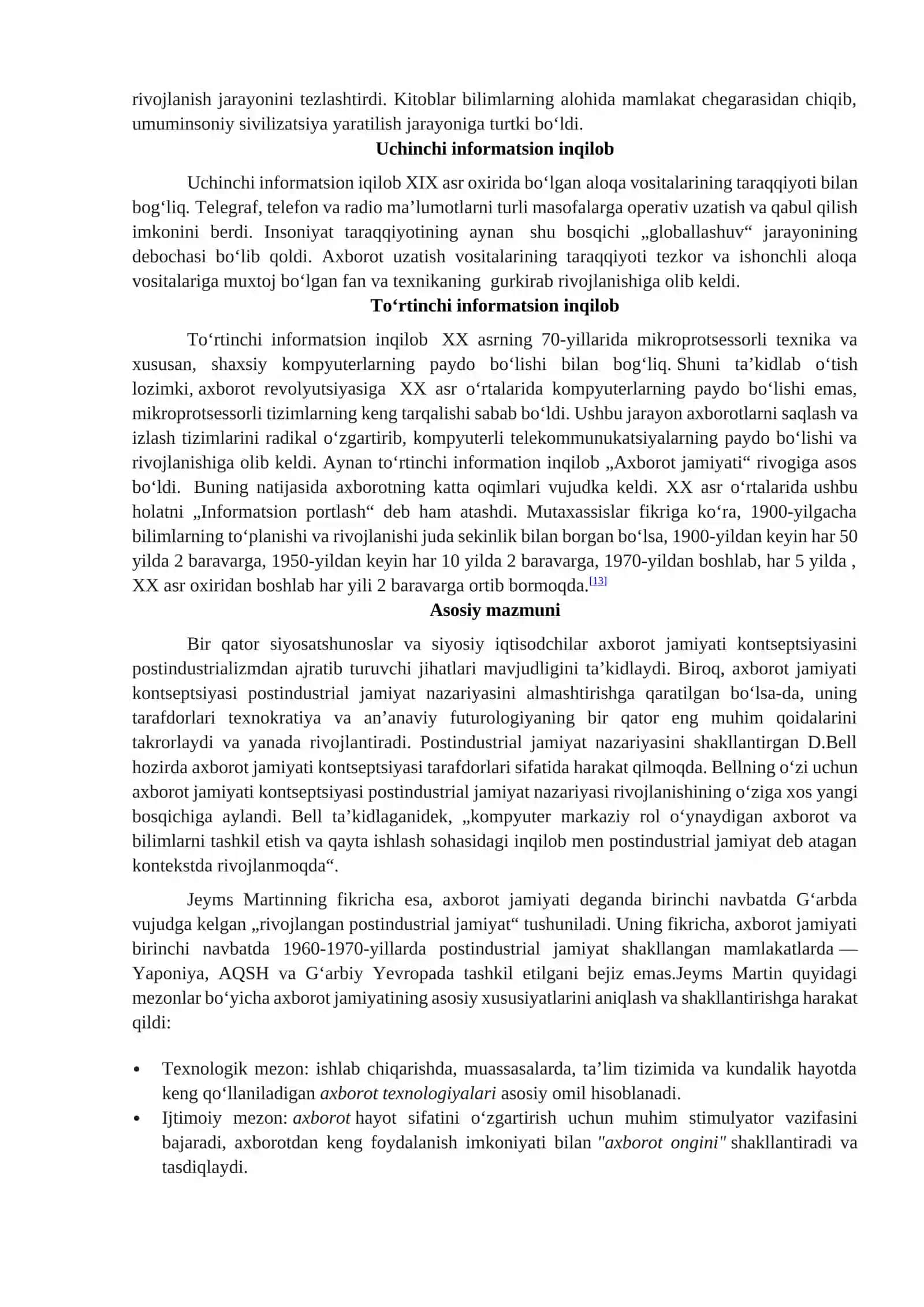 Axborotni jamiyatda tutgan o`rni va ahmiyati 4