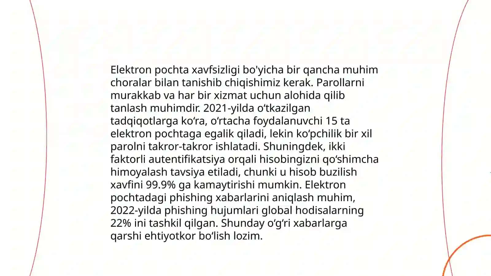 Elektron pochta orqali turli axborotlarni jo'natish va qabul qilib olish 4