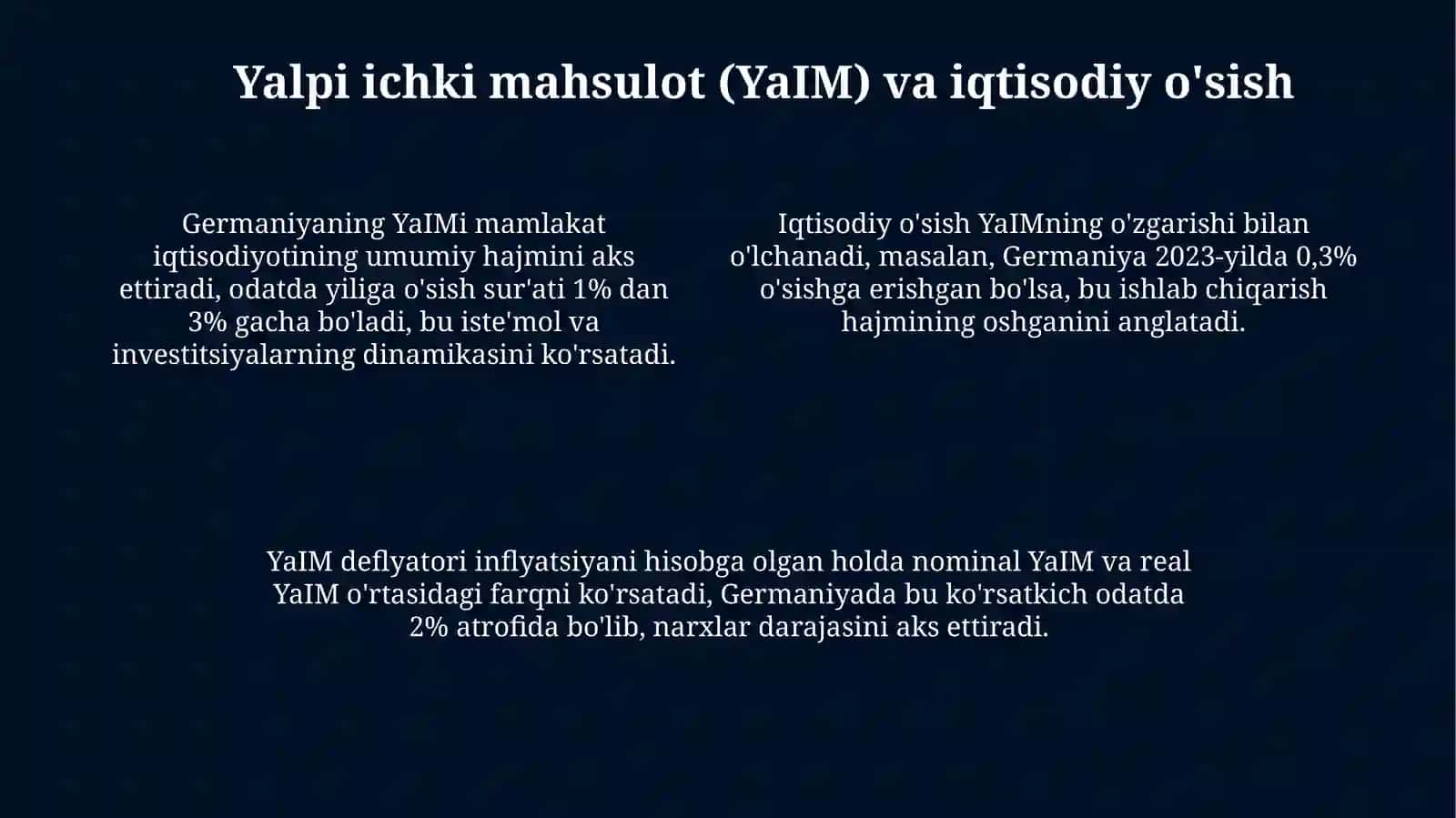 Germaniya davlatining makroiqtisodiy ko‘rsatkichlari tasnifi 4