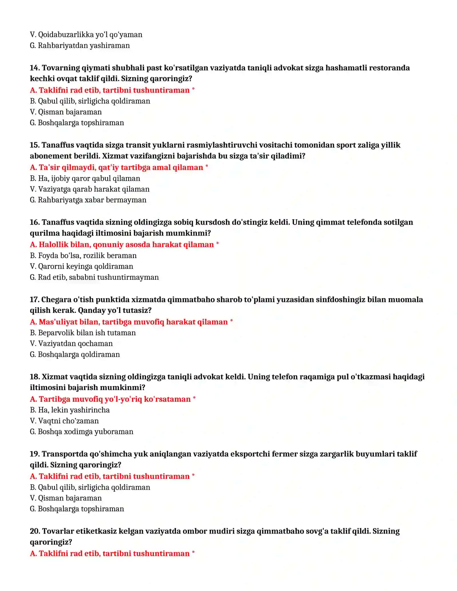 Bojxona akademiyasi test bazasi 4