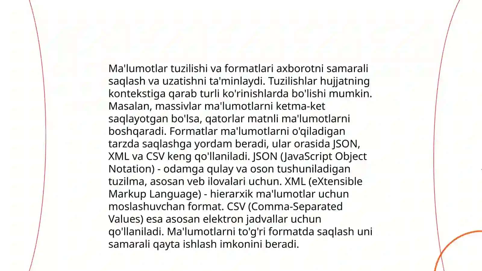 Kompyuterning axboriy-mantiqiy va arifmetik xossalari 4