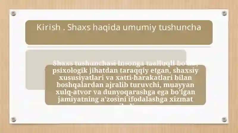 Umumiy pedagogika . Shaxs rivojlanishi 4