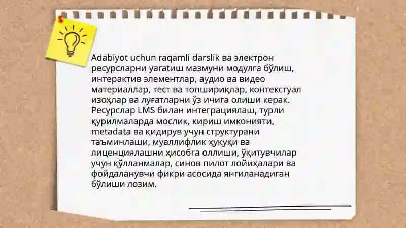 Adabiyot oʻqitishda darslarni kompyuterlashtirish 4