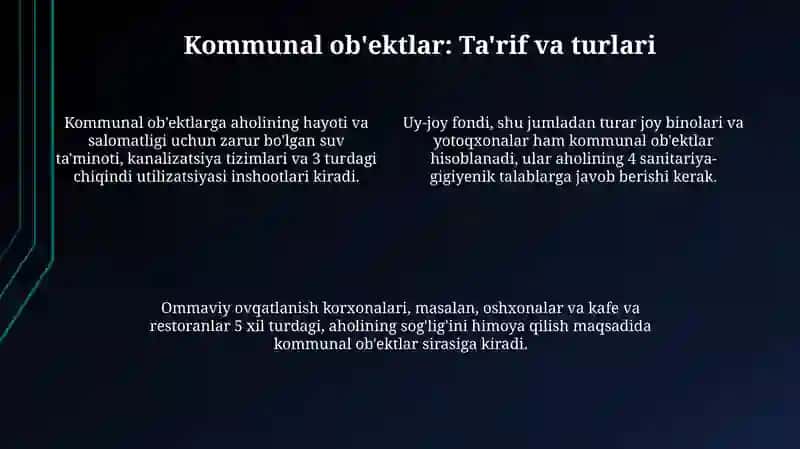 Kommunalgigiyenafaninio'rganishdashifokorningvazifalari 4