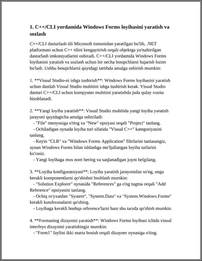 C++ DA WINDOWS FROM DATA CONTROL DAN FOYDALANISH 4