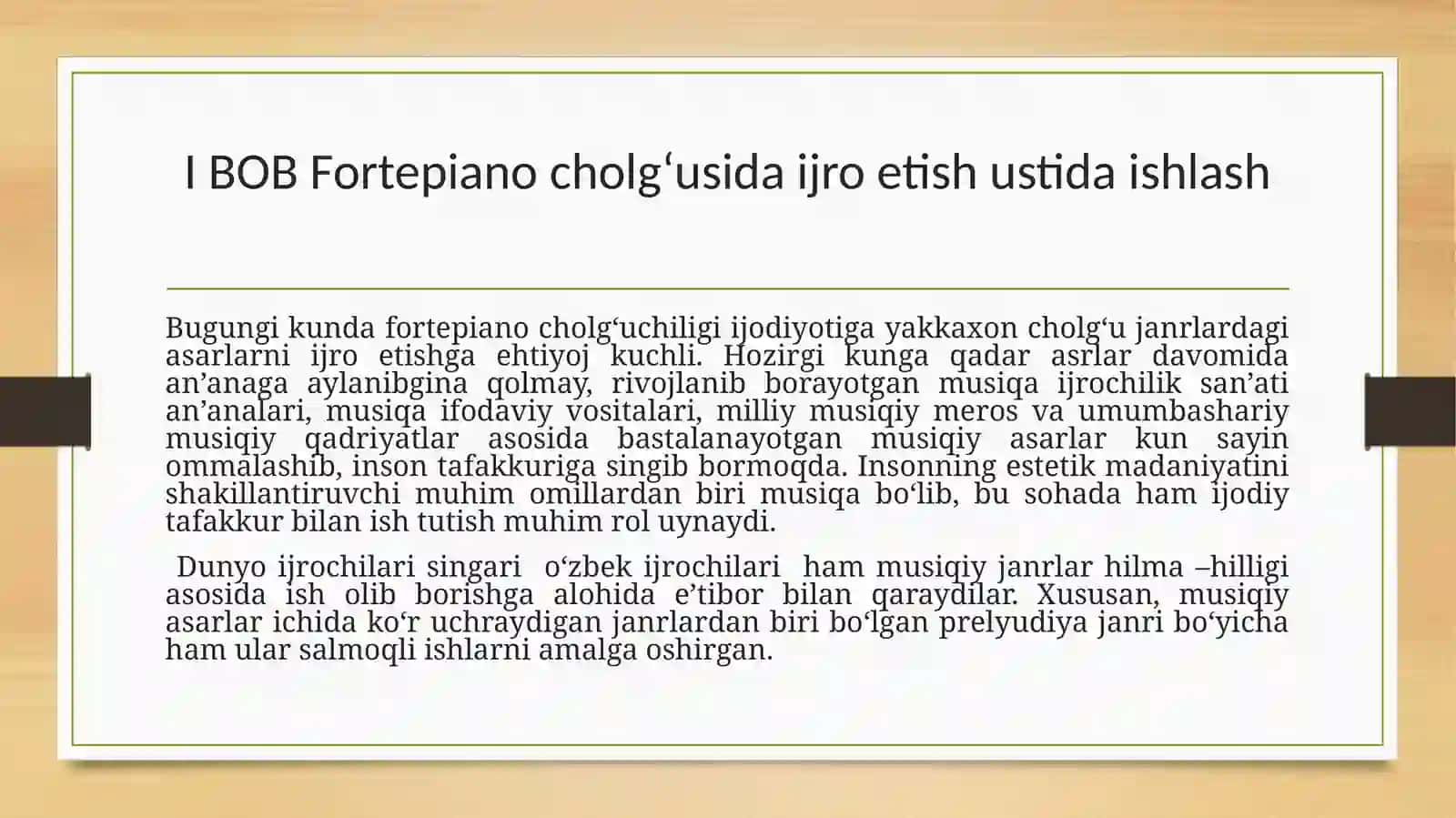 Musiqa sohasi pedagoglarini qayta tayyorlash va ularning malakasini oshirish markazi 4