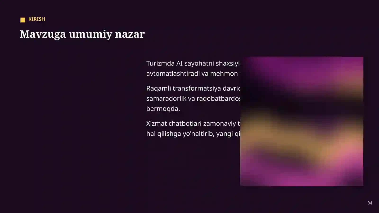 AI TURIZM VA MEHMONDO'STLIKDA 4