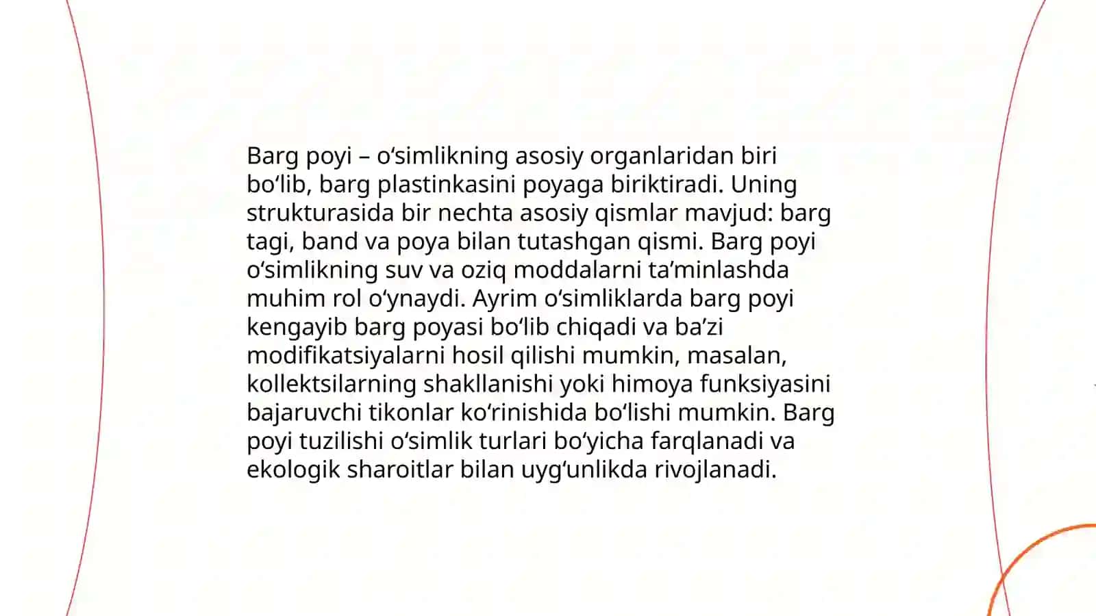 Tut teragi barglarining sirtqi tuzilishi va ichki tuzilishi 4
